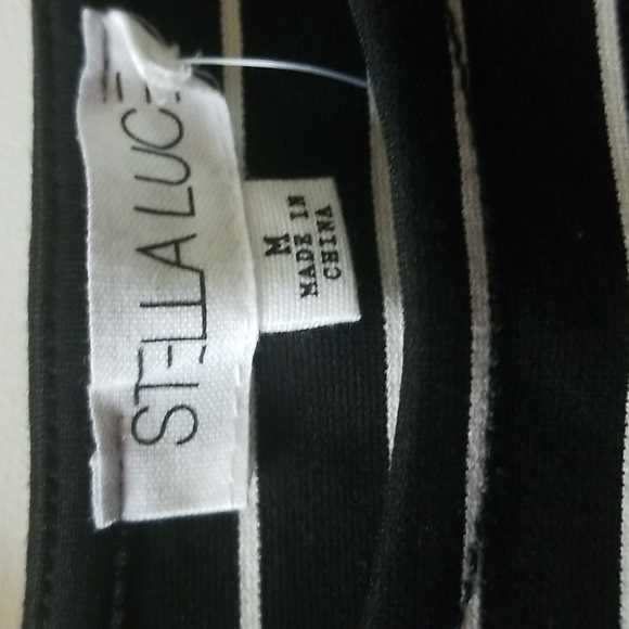 Stella Luce - Small top, Size - M, Color - Black W/white stripes - Picture 2 of 9